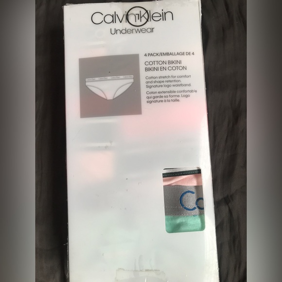 SOLD ❌Calvin Klein Women's Underwear | Bikini Cut | 4 Pack | Neutrals | Size L - Picture 2 of 7